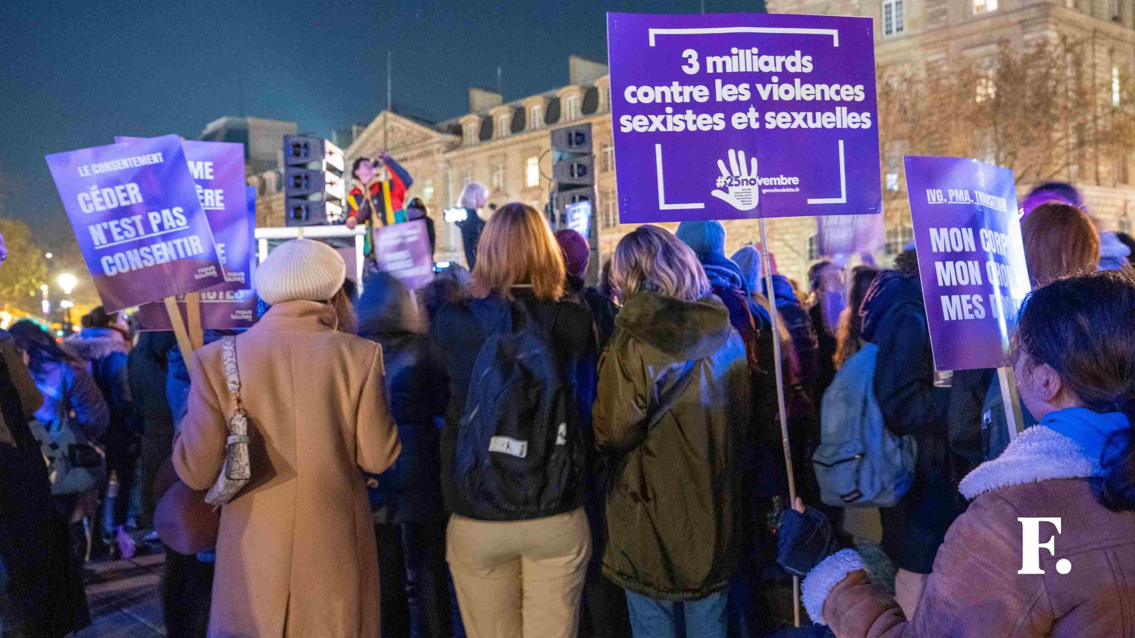 Manifestation féministe du 25 novembre, à Paris