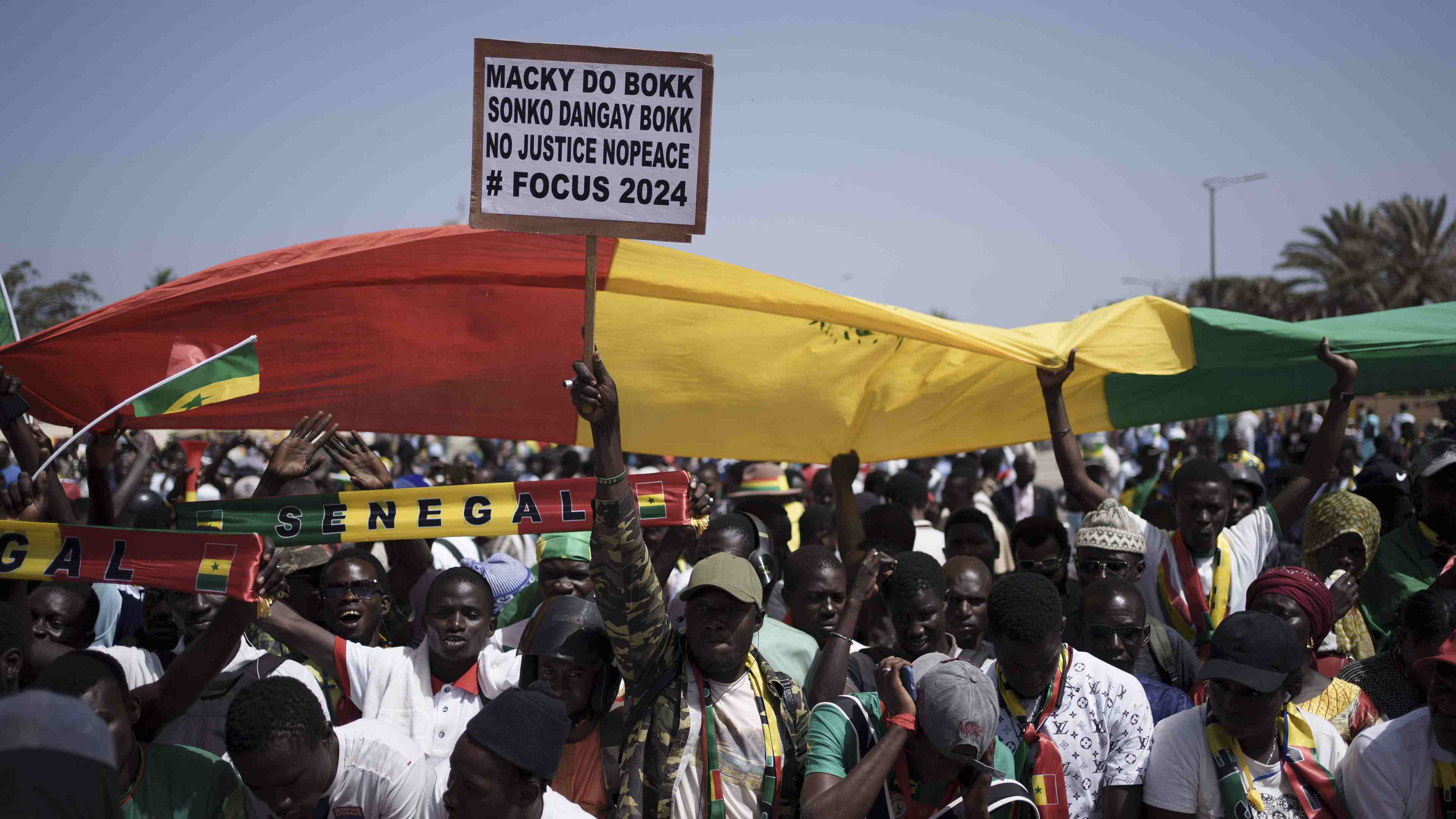 Manifestation de l'opposition au Sénégal 